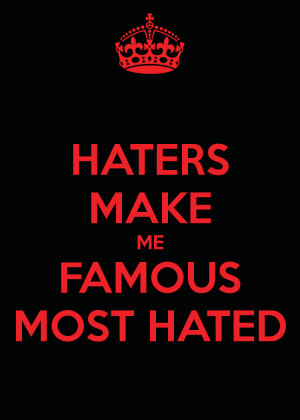 Haters Love Me Quotes Haters love me fb cover.
