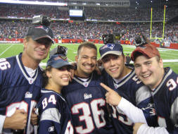 Stadium Review - Gillette Stadium 2nd Row!