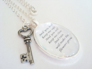 ... , quote jewelry, le mis, and you will keep me safe, Eponine song