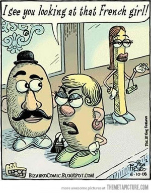 Funny photos funny mister potato head french fries