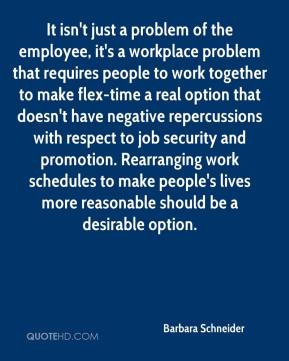 Barbara Schneider - It isn't just a problem of the employee, it's a ...