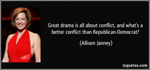 Great drama is all about conflict, and what's a better conflict than ...