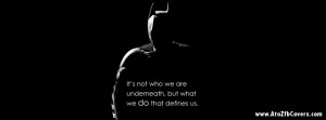 Batman Quote Facebook Cover