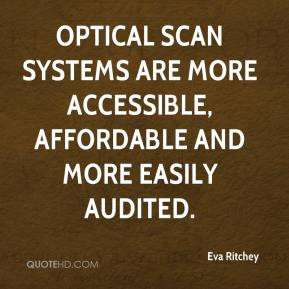 Eva Ritchey - Optical scan systems are more accessible, affordable and ...