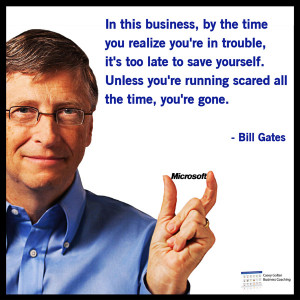 Small Business Inspirational Quote from Bill Gates