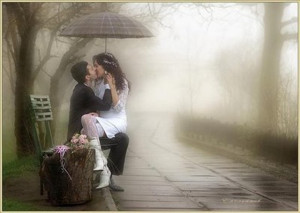 To kiss in the rain.....