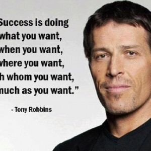 Anthony Robbins quote of the day!