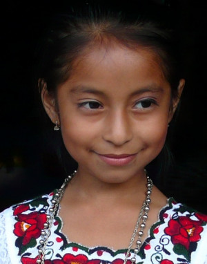 ... have looked like this little Mexican girl. Photo by Bob Schulman
