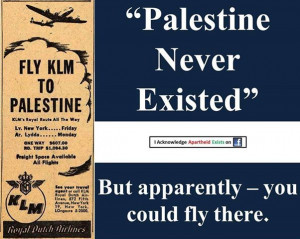 Palestine never existed....