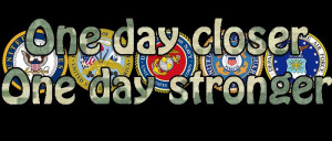 one day closer, one day stronger