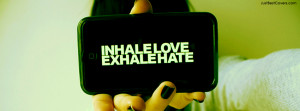 Inhale Exhale Weed Quotes Inhale exhale love facebook