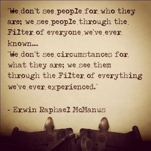 Catrina bought me the new book by @erwinmcmanus for our 25th wedding ...