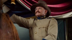 Robin Williams as Teddy Roosevelt in Night at the Museum (2006)