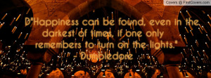 Dumbledore Quote Profile Facebook Covers