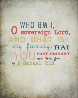 Samuel 7 :18