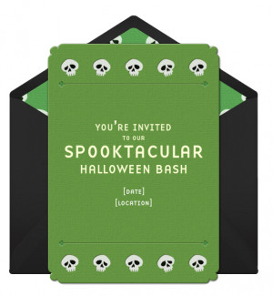 Halloween Party Invitation Wording