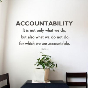 Teamwork Quotes For The Office Accountability office art