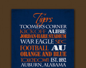 Auburn University Tigers: Ready to Hang Standout ...