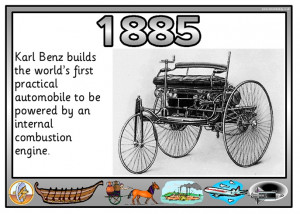 Karl #Benz builds the worlds first practical automobile to be ...