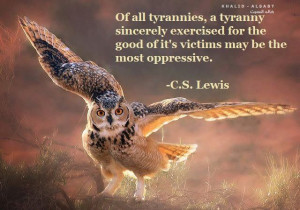 Tyranny. C.S. Lewis.
