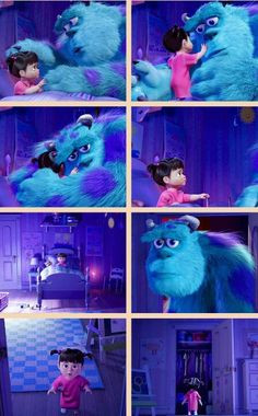 ... most magical part of Movie when mike restores boos door for sully More
