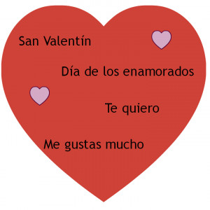 happy valentine s day valentine s day is called san valentín or día ...