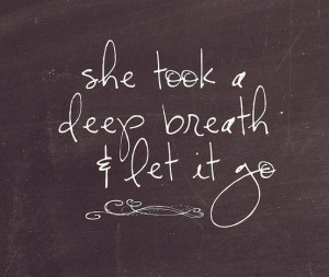 An Extra Boost Of…{“Letting Go” Inspiration!}
