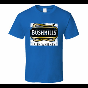 bushmills irish whiskey distressed image t shirt