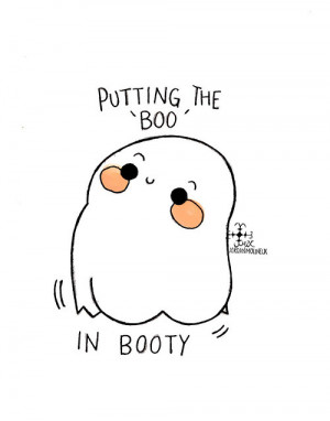 ... tags for this image include: ghost, Halloween, booty, cute and boo