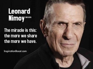Leonard Nimoy Famous Quotes