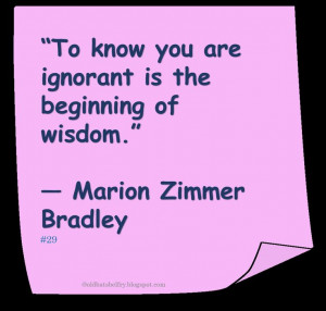 Marion Zimmer Bradley ♥ #Quote #Author #Wisdom