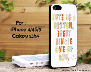 One Direction Quote cute as a button every single one of you colorfull ...