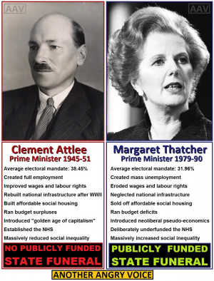 ... Thatcher apologists to silence dissent about their 
