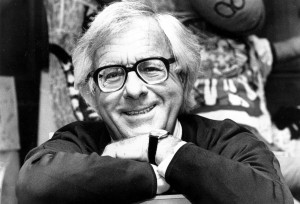 Science fiction writer Ray Bradbury in Feb. 1982. He passed away ...