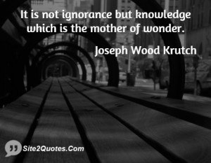 Inspirational Quotes - Joseph Wood Krutch