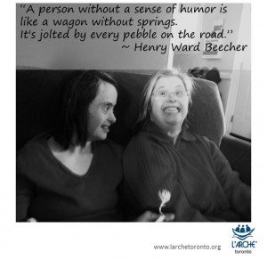 person without a sense of humor is like a wagon without springs. It ...