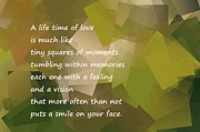 Quotes And Sayings Art - A Life Time Of Love by Jeff Swan