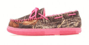 Blazin Roxx Ladies Mossy Oak Camo & Hot Pink Moccasins