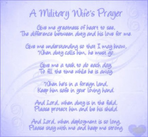 Military Wives Prayer