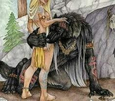 ... art werewolf stuff wolf protector fiercest werewolves christy