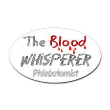 phlebotomist III Sticker (Oval) for