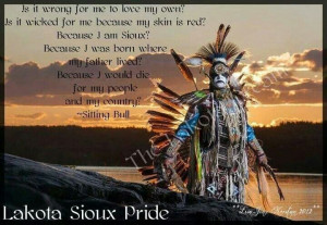 Lakota sioux pride