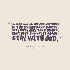 Quotes Picture: im sure now ill see gods goodness in the exuberant ...
