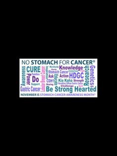 stomach cancer awareness month november more stomach cancer cancer ...