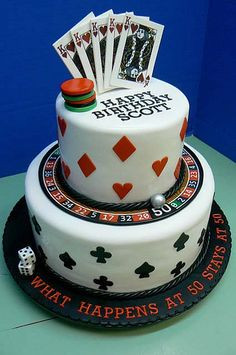 Playing Cards Birthday Cakes More