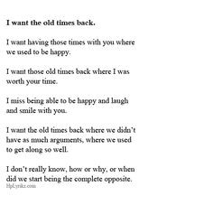 Miss The Old You Quotes Tumblr ~ missing you on Pinterest
