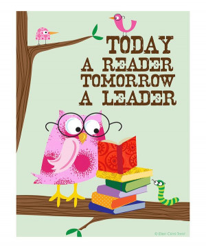 Take a look at this Pink 'Today a Reader, Tomorrow a Leader' Print on ...