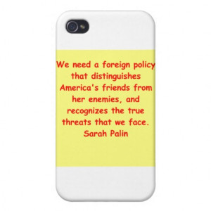 great Sarah Palin quote iPhone 4/4S Case