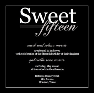 16th Birthday Party Invitations