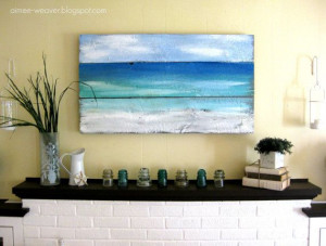 ... beach painting ocean painting my life beach inspiration recycle wood